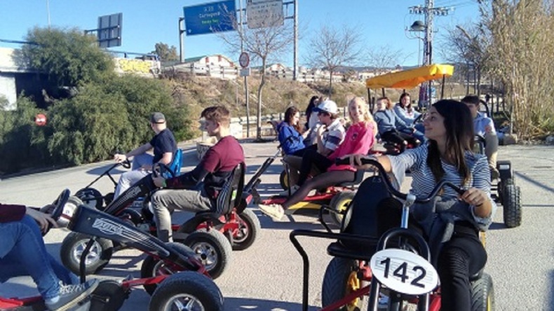 Karting en la soleada Murcia