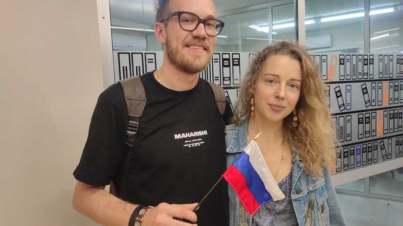 estudiantes rusos