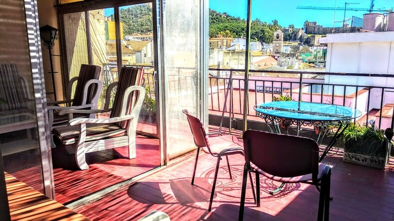 Terraza del alojamiento