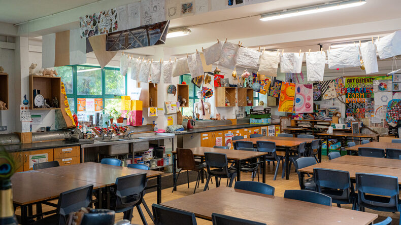 Klasseværelse til kunst