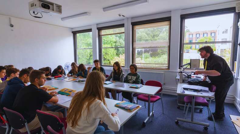 Studenter i klasserom