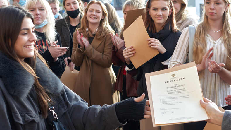 Ceremonia de entrega de certificados