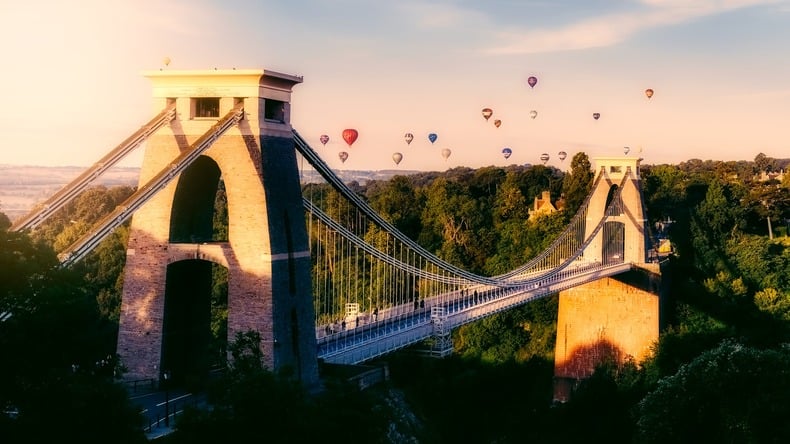 Clifton függőhíd Bristolban