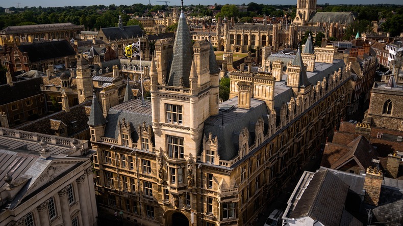 Edifícios da Universidade em Cambridge
