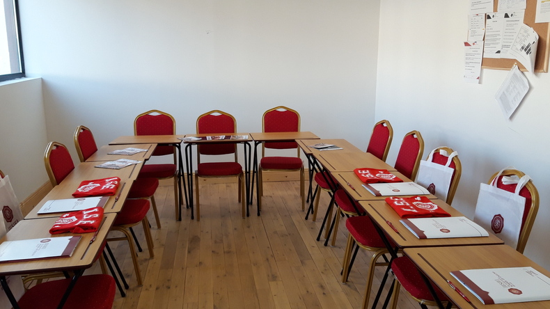 Aula pronta per i nuovi studenti