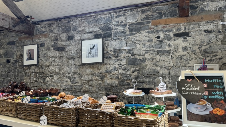 Selezione di snack all'ISI di Dublino