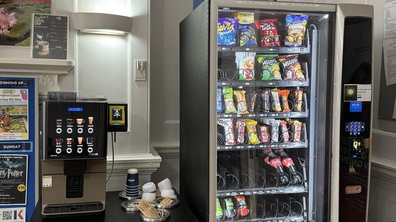 Automaták a Kaplan International Languages - Covent Gardenben