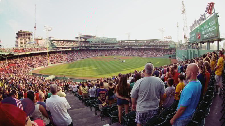 Jogo esportivo em Boston