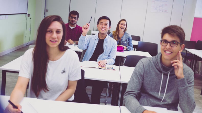 Diákok az osztályban