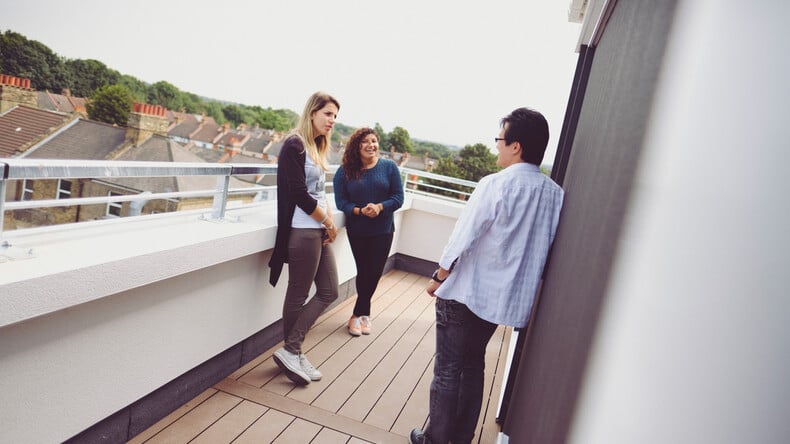 Overnatting, terrasse