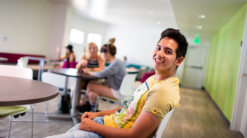 Studente in classe