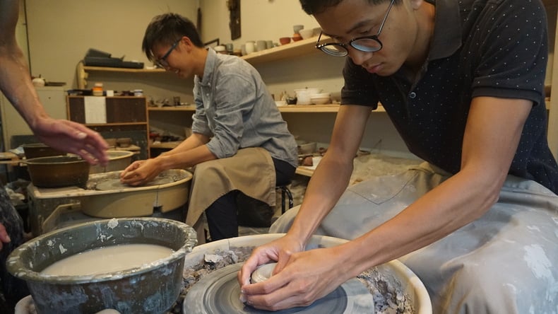 Ceramics class