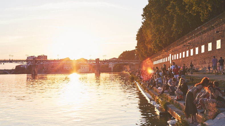 Coucher de soleil à toulouse