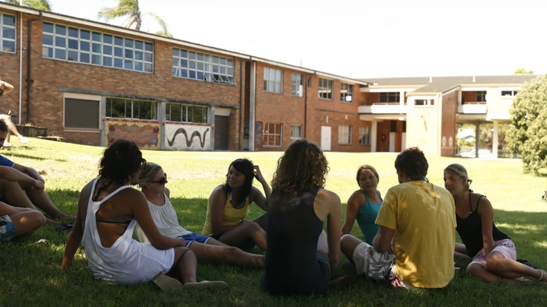 Relaxing at Lexis English School