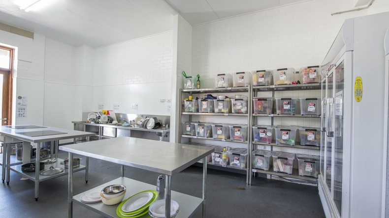 Kitchen at the school