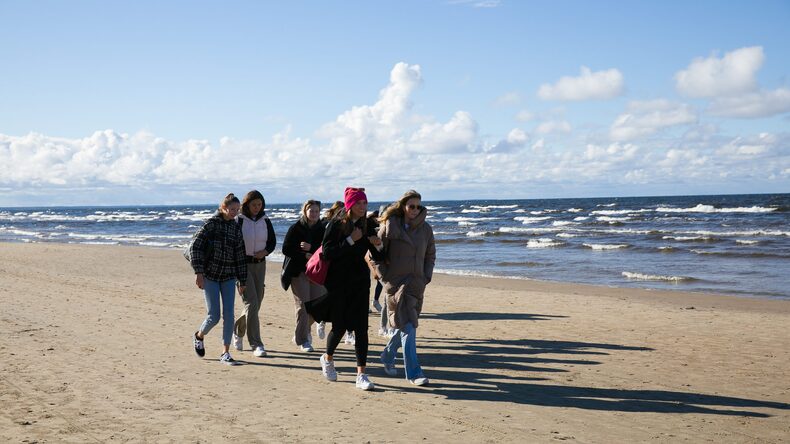 Caminhar na praia