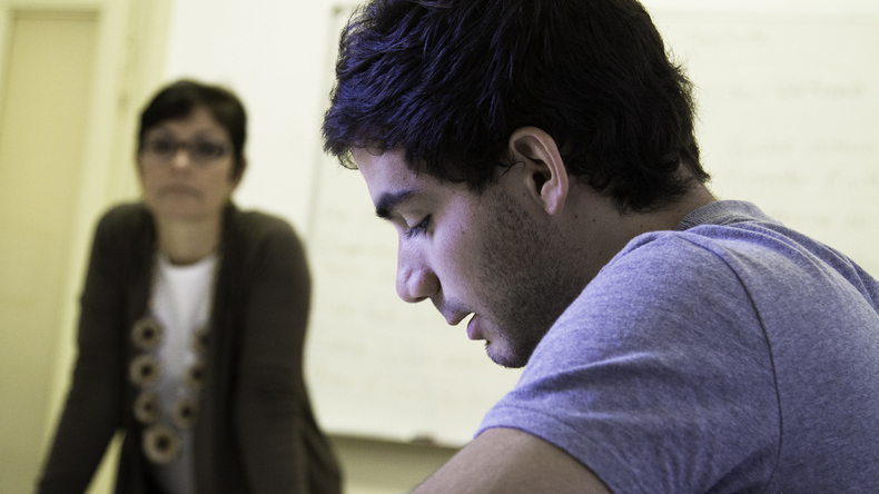 Insegnante e studente di Linguadue