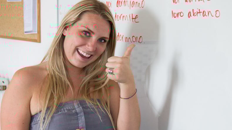 Gelukkige student