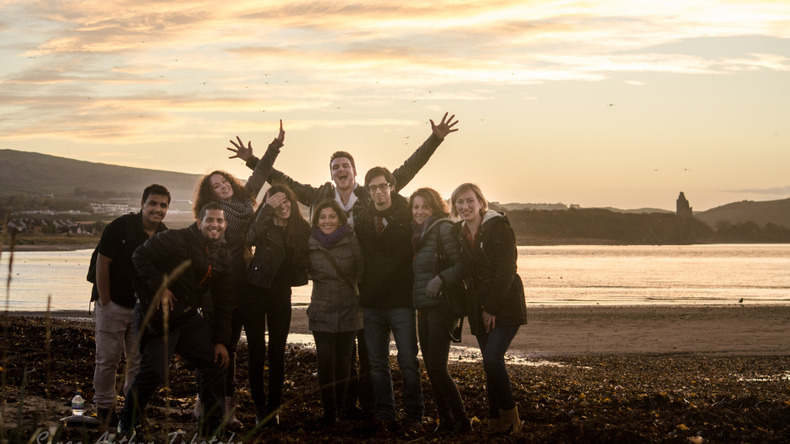 Naplemente Glasgowban.