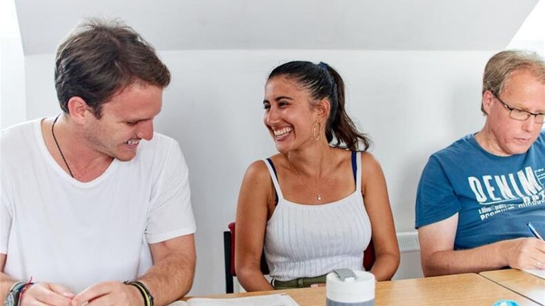 Studenten in de klas