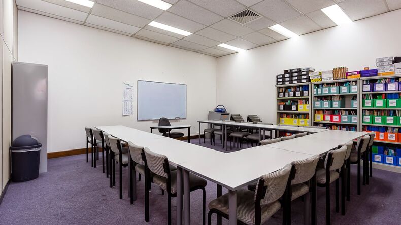 Modern classroom