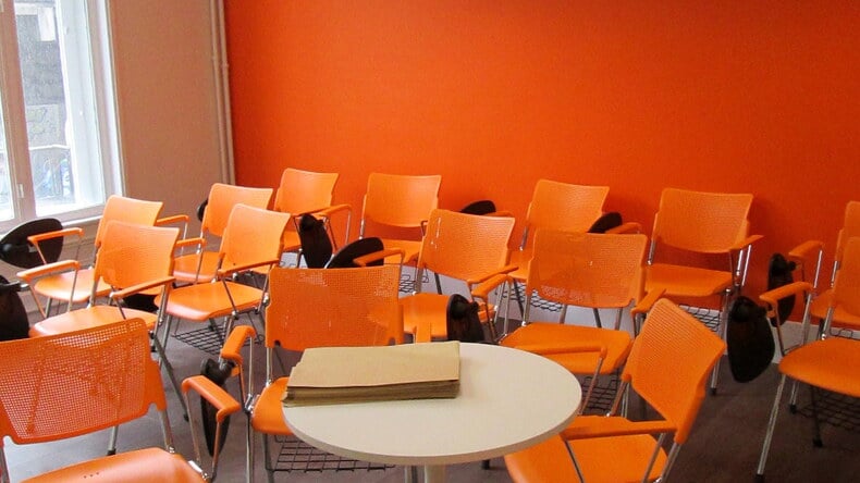 Conversation practise area