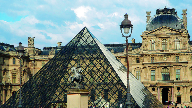 Glass pyramid Louvre