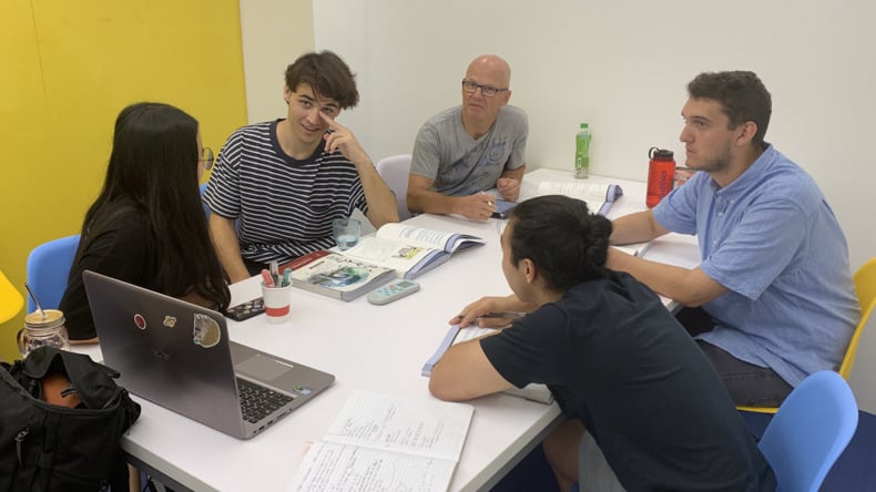 Lição em andamento