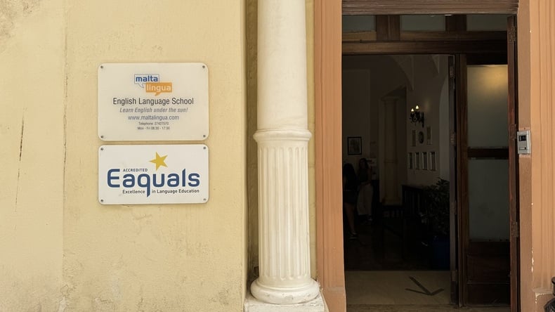 Edificio anteriore presso Maltalingua School of English