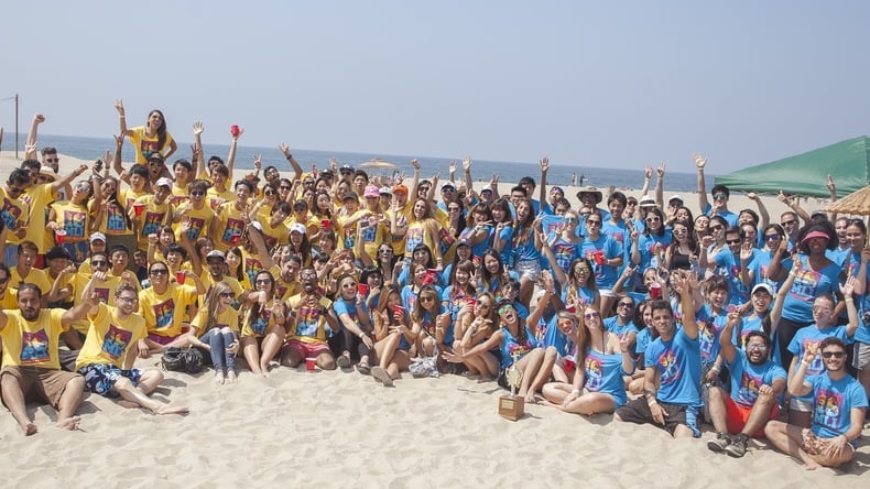 Festa scolastica sulla spiaggia  (studenti di Westwood e Hollywood)