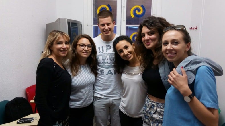 Students in Barcelona