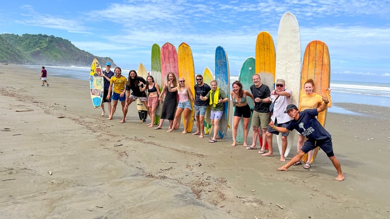 Viaggio con il surf