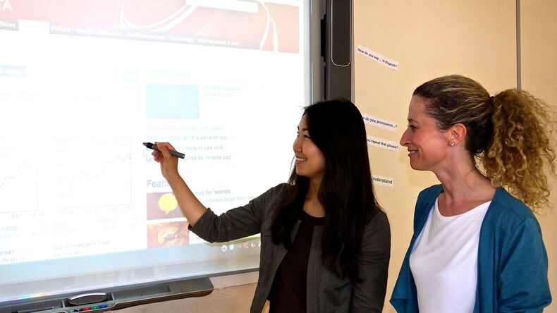 teacher and student