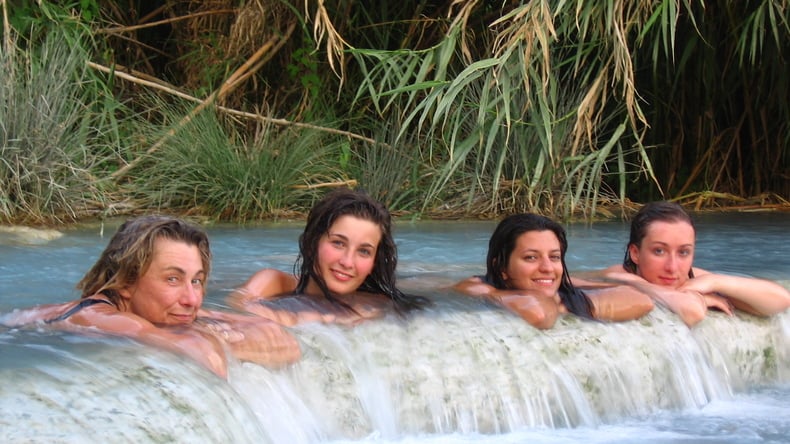 Swimming in Orbetello