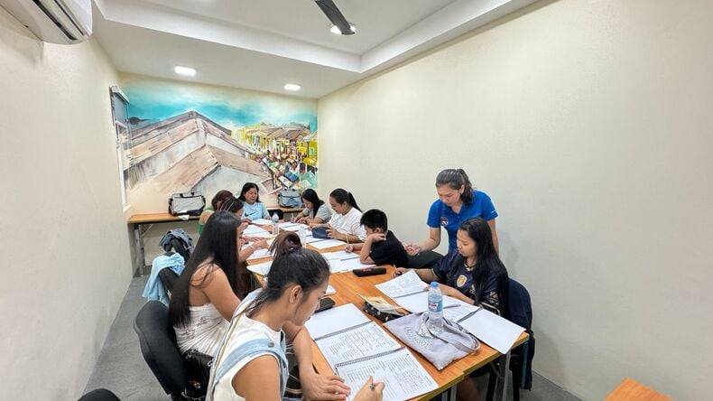 Patong Language School klasse
