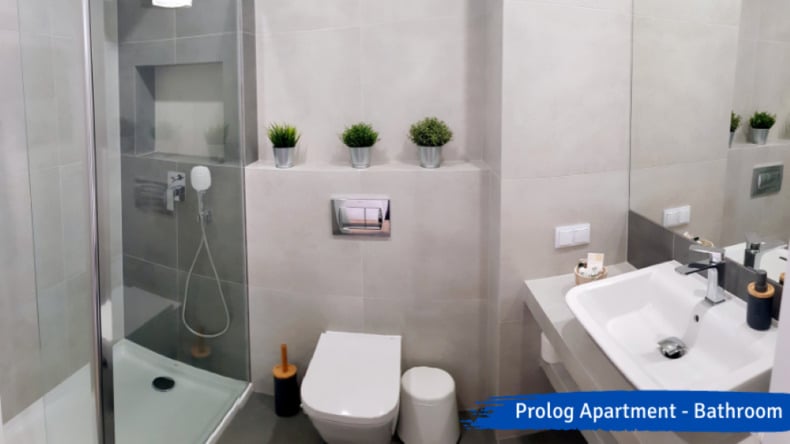 Bagno dell'appartamento Prolog
