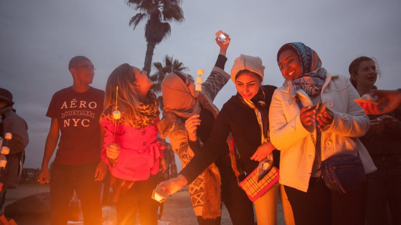Bonfire at the beach