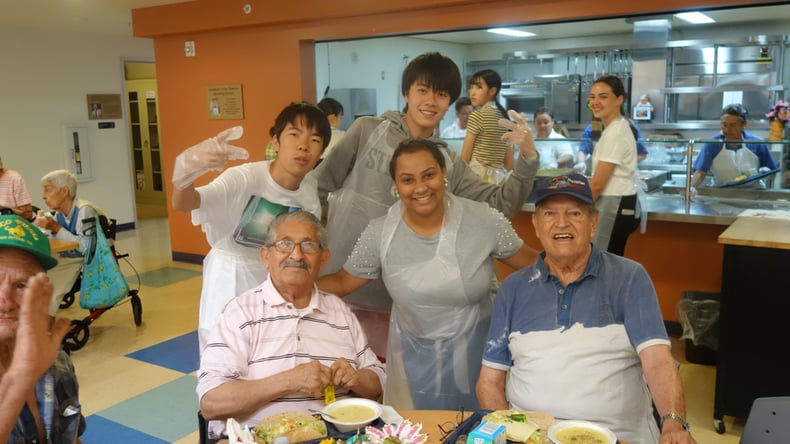Visiting the elderly