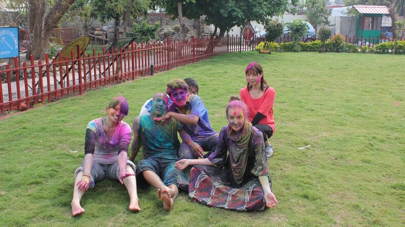 Studenten in Dehradun