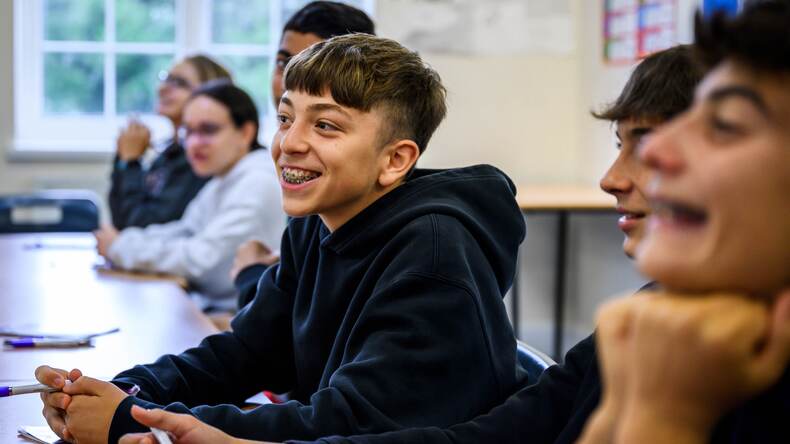 수업 중인 학생