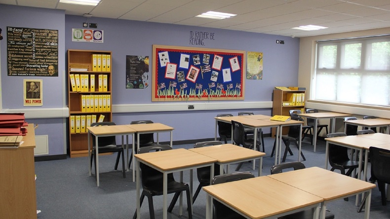 الفصول الدراسية للمدرسة