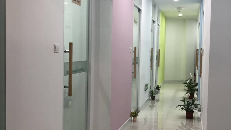 School hallway