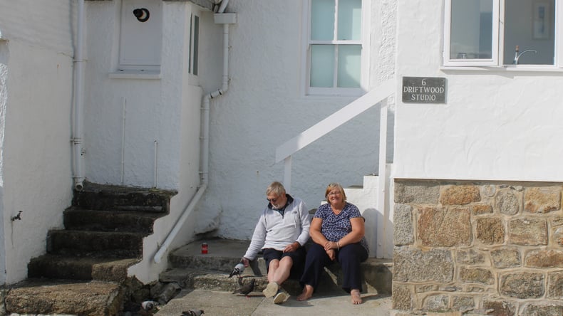 Uczniowie Skool Cornwall w St Agnes