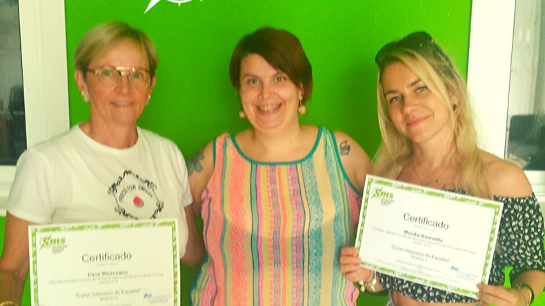 Students with certificate