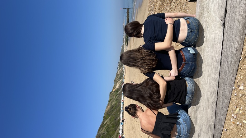 Studenter på stranden, Southbourne strandtur