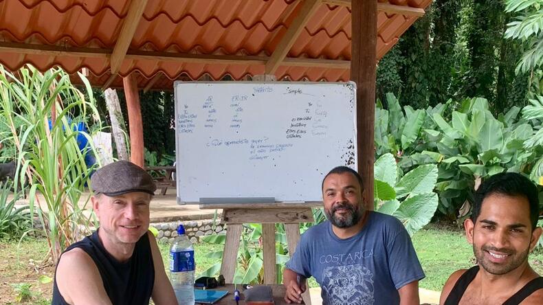 Puerto Viejo de Talamanca　生徒と教師