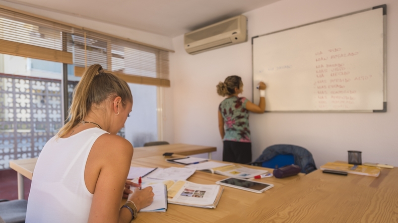 lærer og student