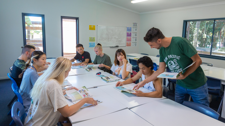 Groepsles bij SPC Cairns