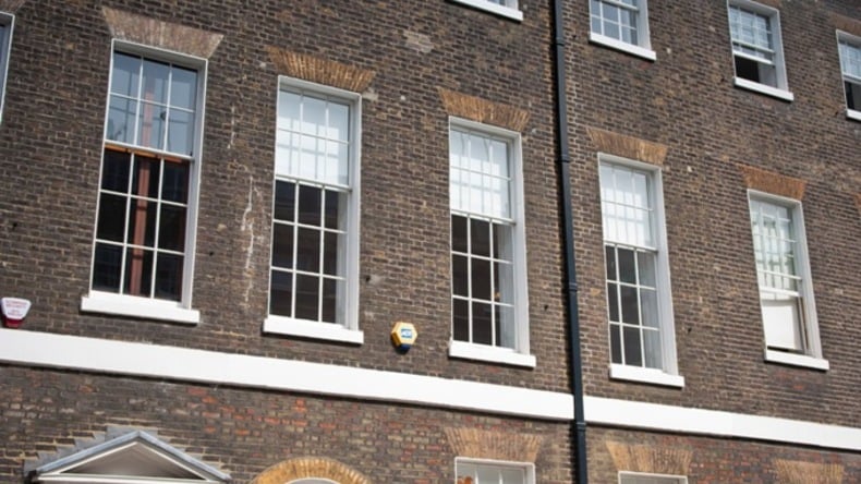 Street entrance in London
