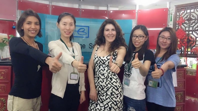 Elev og lærer sammen